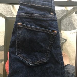 Everlane Skinny Dark Wash High Rise Ankle Jeans